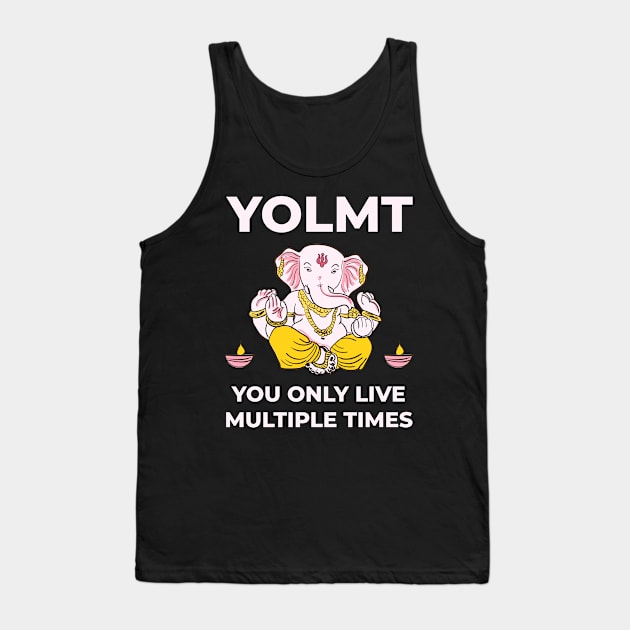 YOLMT Lord Ganesha Hindu God Tank Top by sqwear